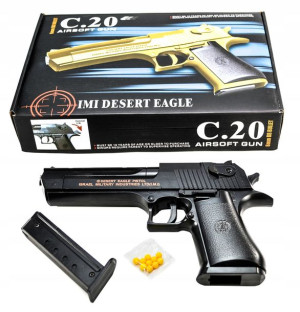 Metalowy Pistolet Kulki C.20 Replika Desert Eagle