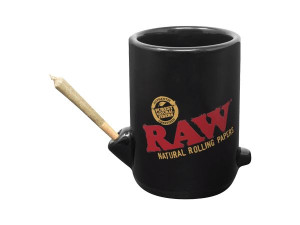 RAW Wake-Up and Bake-Up Coffee Mug- Kubek z otworem na jointa