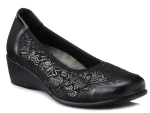 Buty damskie na koturnie AXEL 1753 skórzane