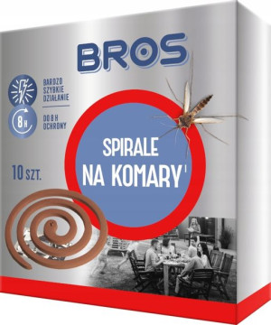 Spirale na komary Bros 10 sztuk