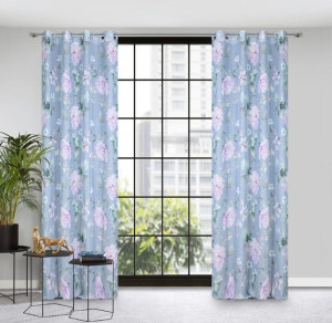 Zasłona Gotowa Flora 140x250 Cm Wielokolorowy