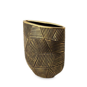Wazon Dekoracyjny Emmi (01) 21x9x28 Cm Czarny