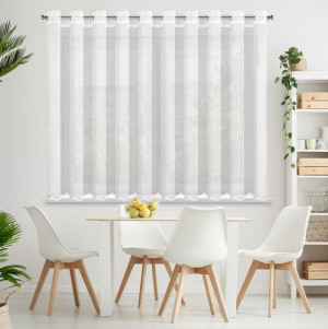 Firana Gotowa Kara 300x145 Cm Biały