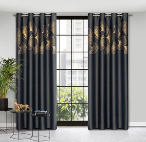 Zasłona Gotowa Harmony 140x250 Cm Czarny