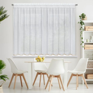 Firana Gotowa Vivian Na Taśmie 300x150 Cm Biały