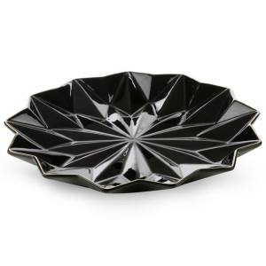 Patera Dekoracyjna Alani 33x33x4 Cm Czarny
