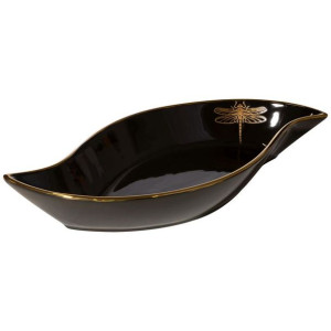 Patera Dekoracyjna Lori (02) 36x18x5 Cm Czarny