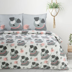 Pościel Bawełniana D91 Kid 07 160x200 Cm, 2 Szt. 70x80 Cm Wielokolorowy