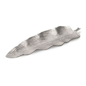 Patera Dekoracyjna Sara (03) 45x16x3 Cm Srebrny
