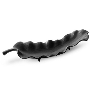 Patera Dekoracyjna Kelsi (03) 53x19x12 Cm Czarny