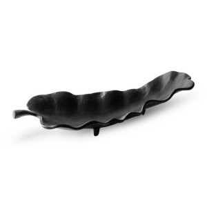 Patera Dekoracyjna Kelsi (04) 43x19x12 Cm Czarny