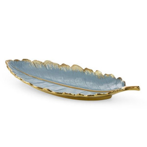 Patera Dekoracyjna Hiral 53x23x7 Cm Niebieski