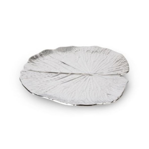 Patera Dekoracyjna Kalina (02) 27x27x2 Cm Srebrny