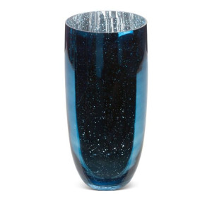 Szklany Wazon Dekoracyjny Molly (fi) 16x38 Cm Niebieski