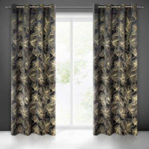 Zasłona Gotowa Stella 140x250 Cm Czarny