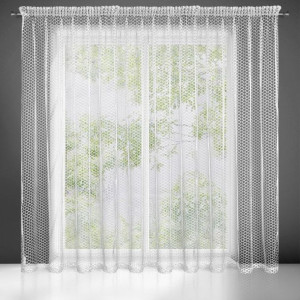 Firana Gotowa Aiden Na Taśmie 300x270 Cm Biały