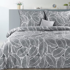 Komplet Pościeli W Pudełku Metali21 160x200 Cm, 2 Szt. 70x80 Cm Stalowy