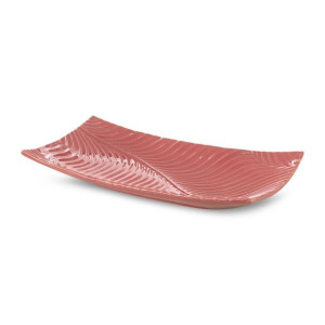 Patera Dekoracyjna Sena 35x20x6 Cm Różowy