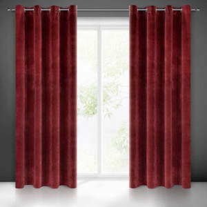 Zasłona Gotowa Villa 140x250 Cm Ciemnobordowy