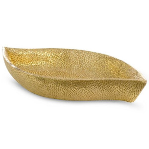 Patera Dekoracyjna Tobi (07) 35x19x6 Cm Złoty