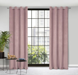 Zasłona Gotowa Eliza 140x250 Cm Pudrowy