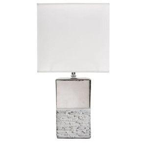 Lampa Dekoracyjna Brenda 25x18x50 Cm Biały