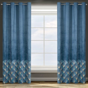 Zasłona Gotowa D91 Gina 140x250 Cm Granatowy