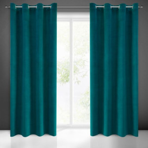 Zasłona Gotowa Milo 140x250 Cm Turkusowy