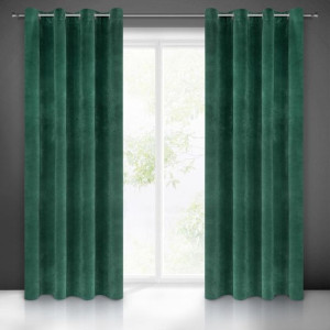 Zasłona Gotowa Villa 140x250 Cm Ciemnozielony