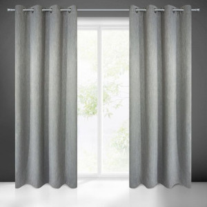 Zasłona Gotowa Rossie 140x250 Cm Stalowy