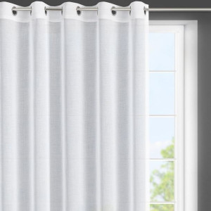 Firana Gotowa Lana 350x150 Cm Biały