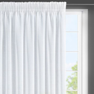 Firana Gotowa Lana Na Taśmie 350x150 Cm Biały