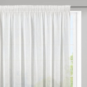 Firana Gotowa Lilian Na Taśmie 400x145 Cm Biały