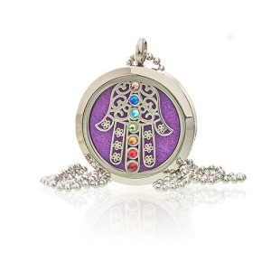 Naszyjnik Aromaterapeutyczny - Hamsa Czakra 30mm