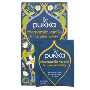 Pukka Herbata Chamomile, Vanilla & Manuka Honey Rumiankowa - 20 saszetek