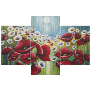 OBRAZ DRUKOWANY  Maki w świetle księżyca 90x60