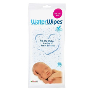 WaterWipes Chusteczki nasączone czystą wodą - 28 sztuk