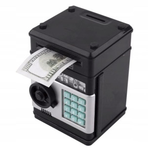 Skarbonka Sejf Bankomat Na Monety + Pin Prezent