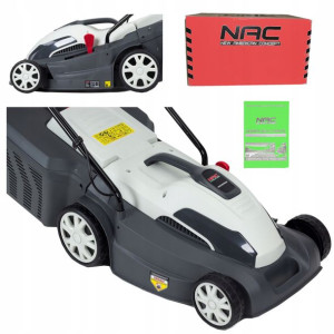 Kosiarka Elektryczna Nac 38 Cm 1600w Kosz 45l Nóż