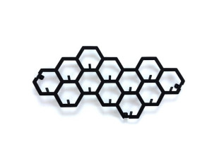 Wieszak na ścianę "Cells"