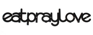 Wieszak do przedpokoju "Eatpraylove"