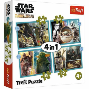 Trefl Puzzle 4w1 Mandalorian Star Wars