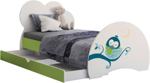 Łóżko Cloud 190/90 Z Szufladą Zielony + Materac Gratis