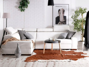 Designerska Kanapa Narożna Z Półka Miami Do Salonu