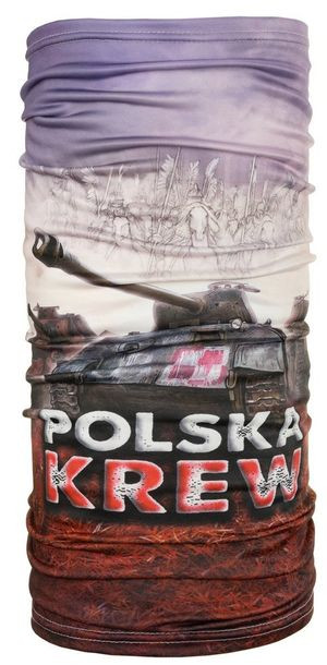 Komin, chusta typu buff, bandana i maseczka ze wzorem patriotycznym — Rovic