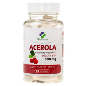 MedFuture Acerola 500 mg - 60 kapsułek