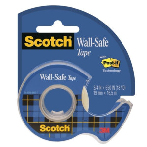 Taśma klejąca samoprzylepna 3M Scotch Wall-Safe 19mm x 16,5m jak masa mocuj