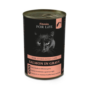FITMIN For Life Cat Sterilzed Salmon 6x415g