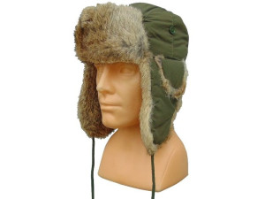 Czapka Uszatka Naturalne Futro Mfh L Zielony