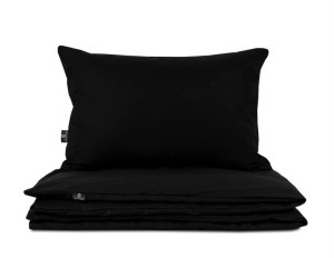 POŚCIEL BAWEŁNIANA 220x200 + 70x80 Premium Czarna